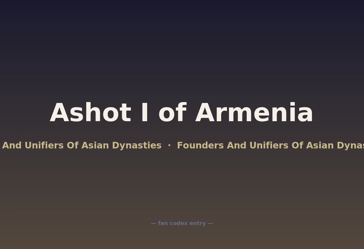 Ashot I of Armenia